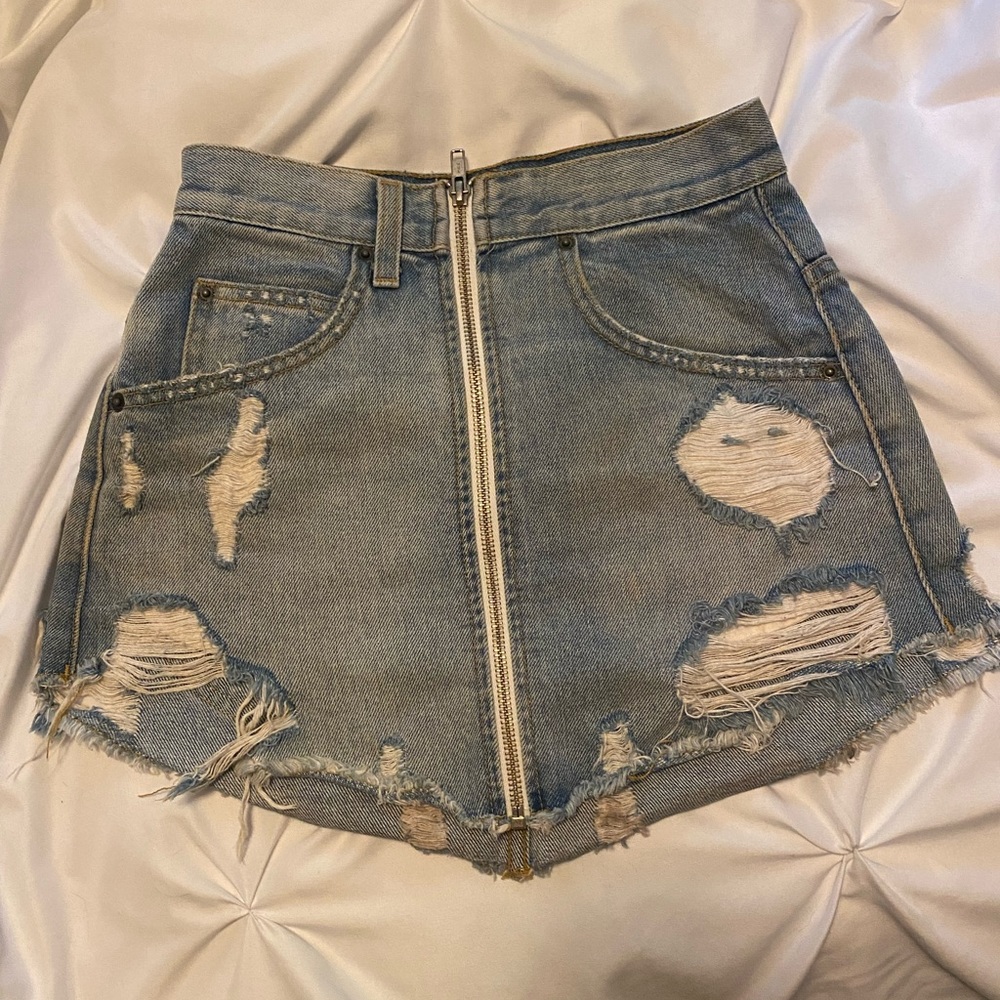 CARMAR Denim Skirt Size 23
